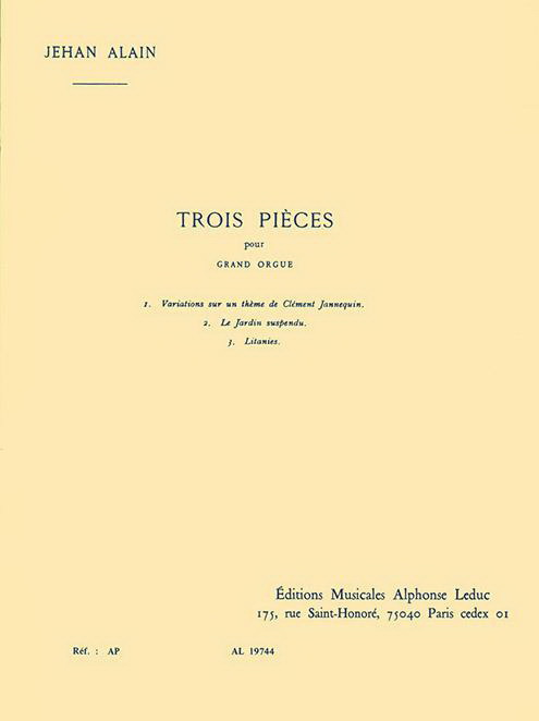 Jehan Alain: Pieces