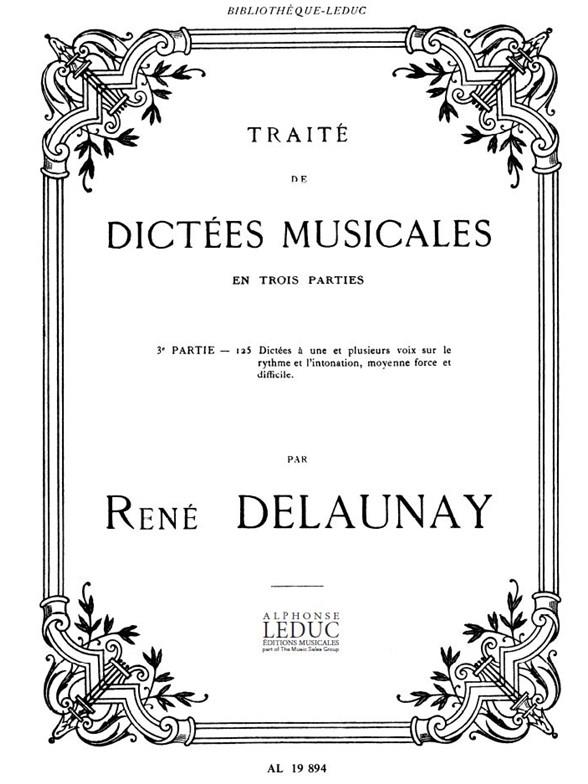 Traite de Dictees Musicales Vol 3 125 Dictees 1