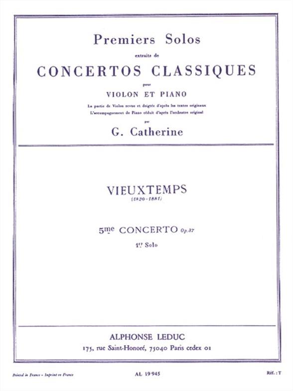 Premiers Solos Extraits de Concertos Classiques