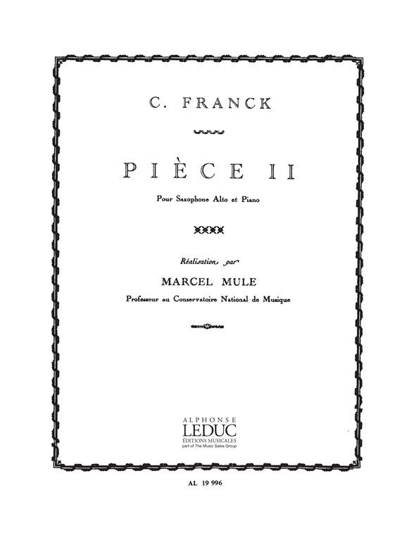 César Franck: Piece Ii