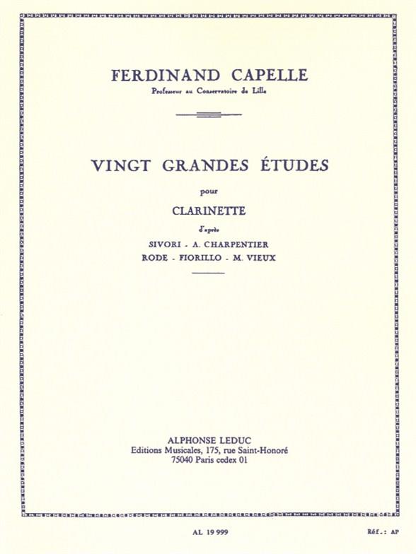 Ferdinand Capelle: Vingt Grandes etudes