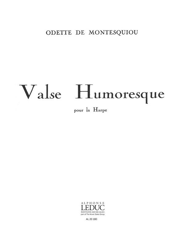 Montesquiou: Valse Humoresque