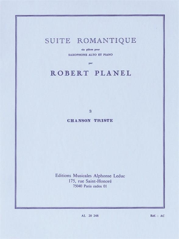 Robert Planel: Suite romantique No.3