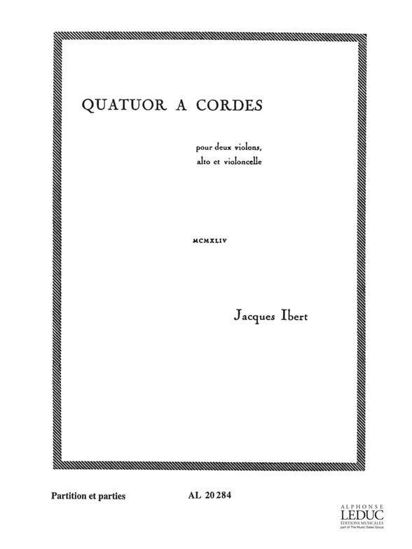 Ibert: Quatuor a cordes