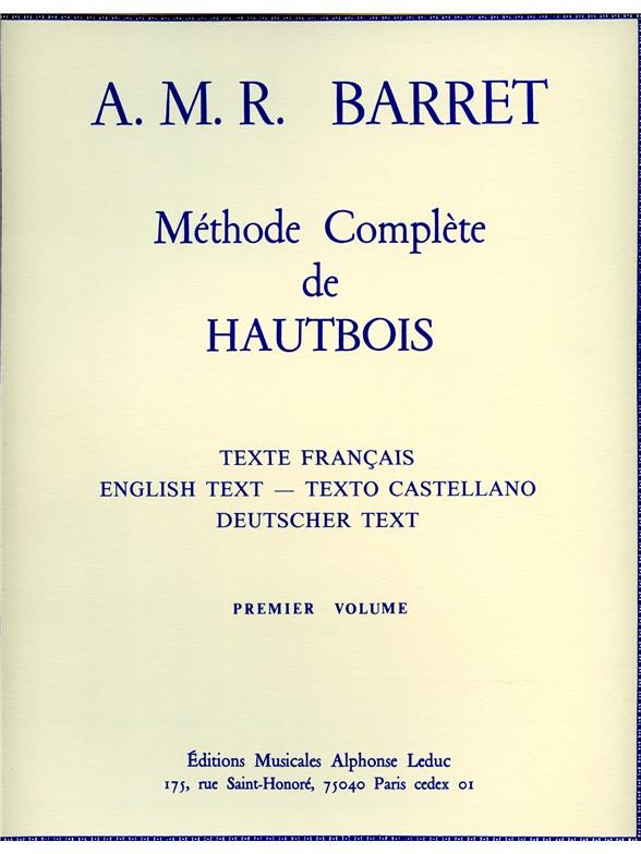 A.M.R. Barret: Méthode complète Vol.1