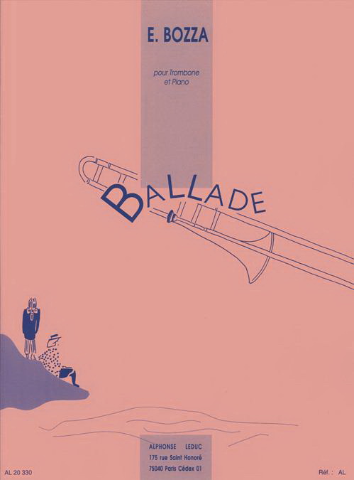 Eugène Bozza: Ballade For Trombone and Piano