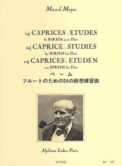 Marcel Moÿse: 24 Caprices études de Boehm pour flûte