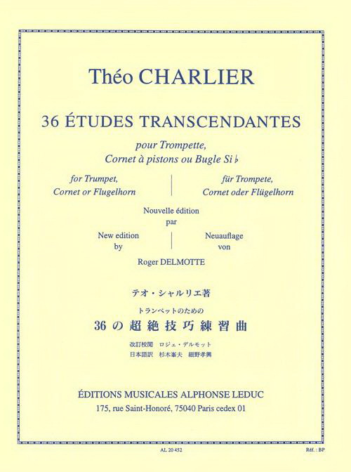 Theo Charlier: 36 Etudes Transcendantes