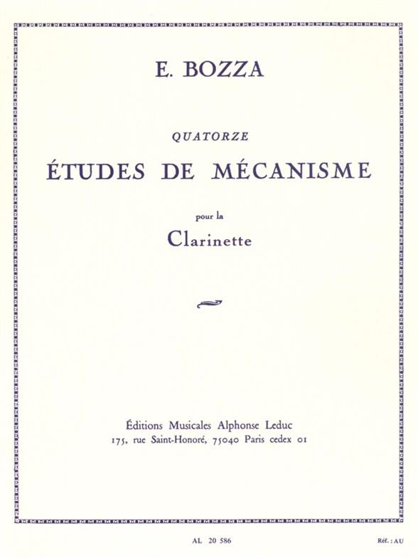 Eugène Bozza: 14 Etudes De Mecanisme