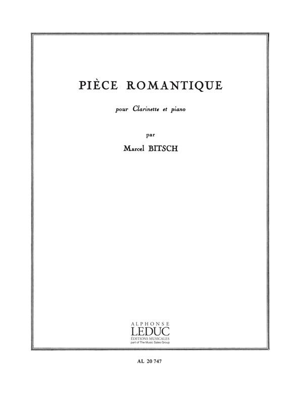 Marcel Bitsch: Piece Romantique