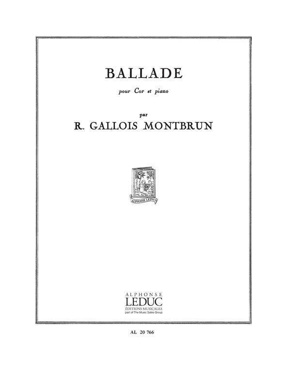 Gallois-Montbrun: Ballade