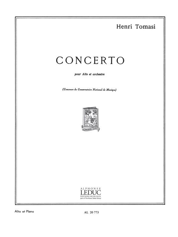 Henri Tomasi: Concerto-Alto Orchestre