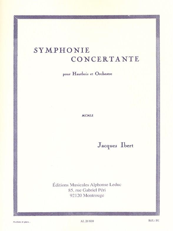 Jacques Ibert: Symphonie concertante