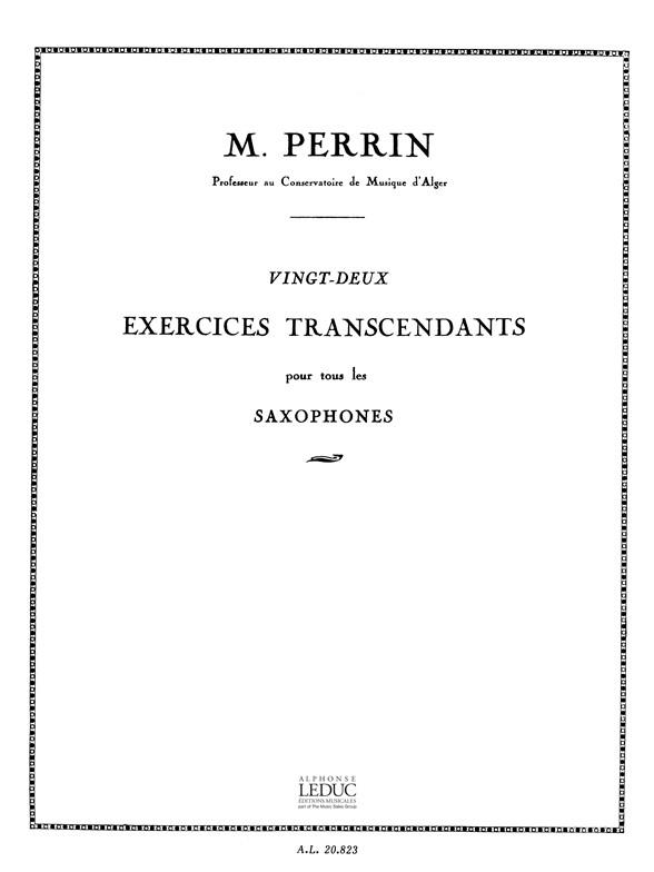 Perrin: 22 Exercices Transcendants