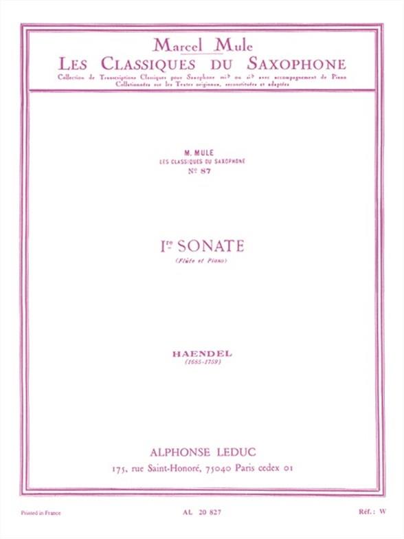 Georg Friedrich Handel: Sonata No.1, Op.1 No.1a