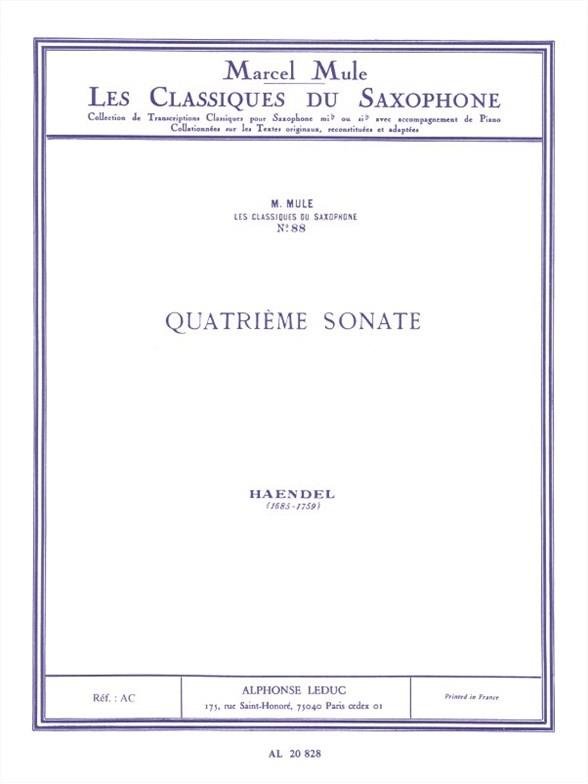 Georg Friedrich Handel: Sonata No.4
