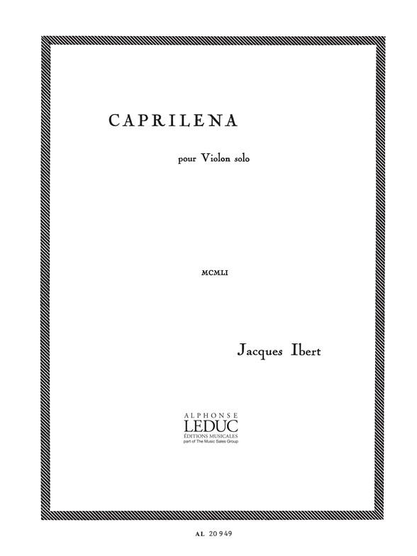 Jacques Ibert: Caprilena