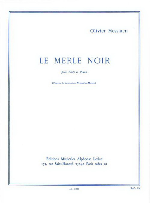 Olivier Messiaen: Le Merle Noir