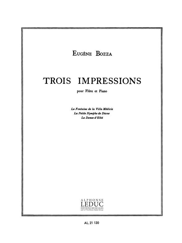 Eugène Bozza: 3 Impressions