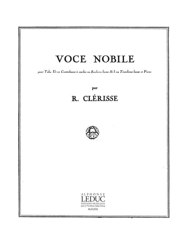 Robert Clerisse: Voce nobile