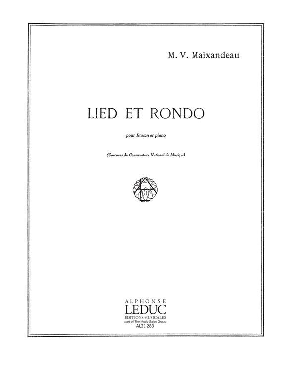 Maixandeau: Lied Et Rondo