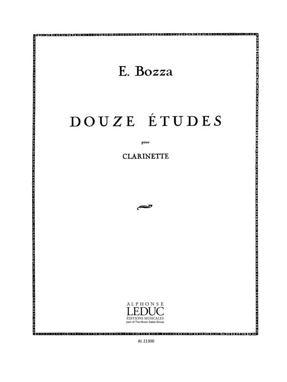 Eugène Bozza: 12 Etudes