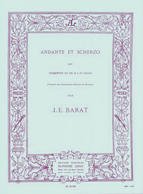 Jospeh Edouard Barat: Andante & Scherzo.