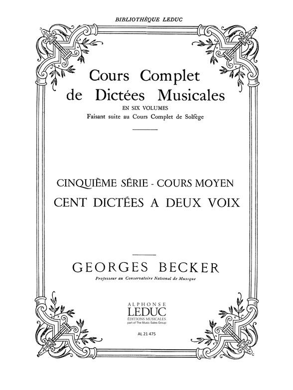 Cours Complet de Dictees Cours Moyen 5eme Serie 2