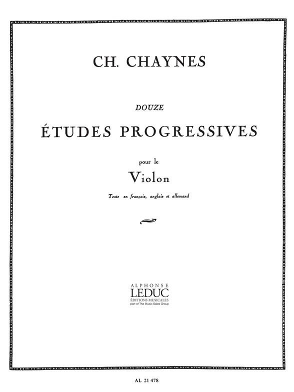 Chaynes: 12 Etudes Progressives