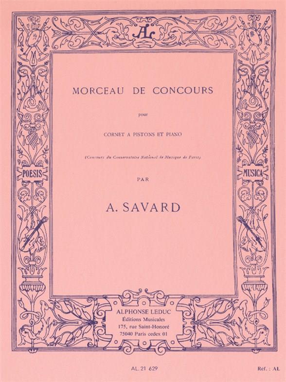 Augustin Savard: Morceau de Concours
