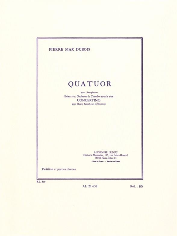 Pierre Max Dubois: Quator