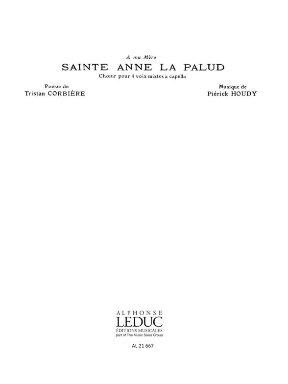 Houdy: Sainte-Anne La Palud