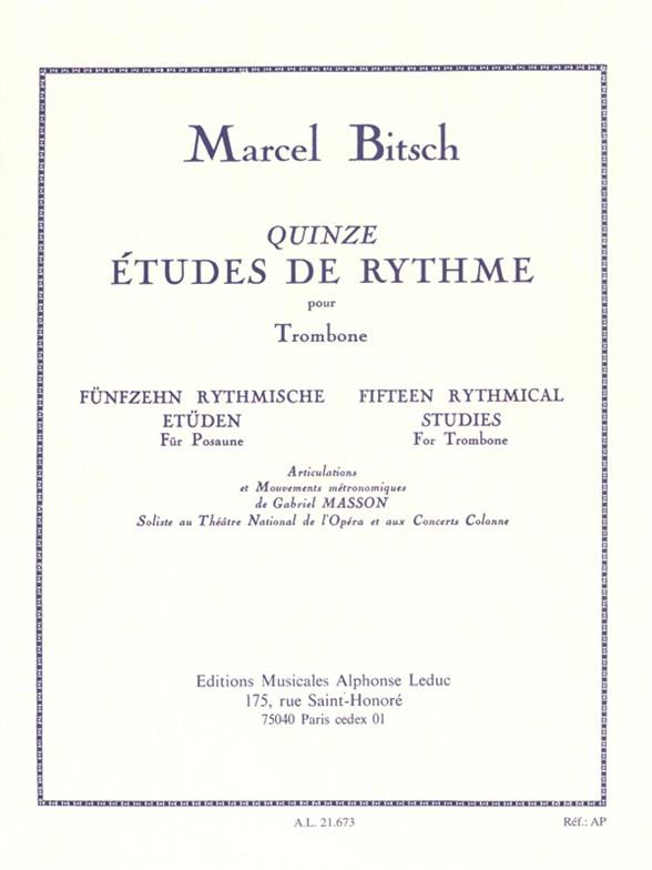 Marcel Bitsch: 15 Etudes de Rythme