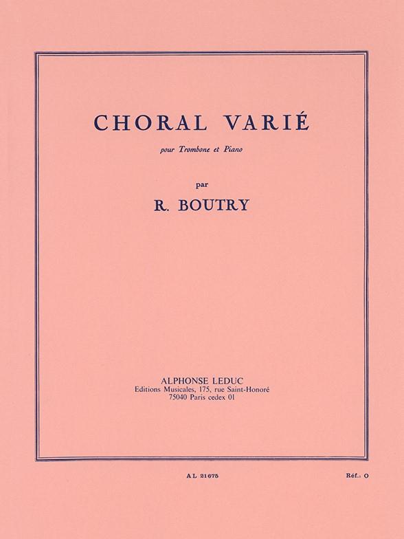 Roger Boutry: Choral Varié