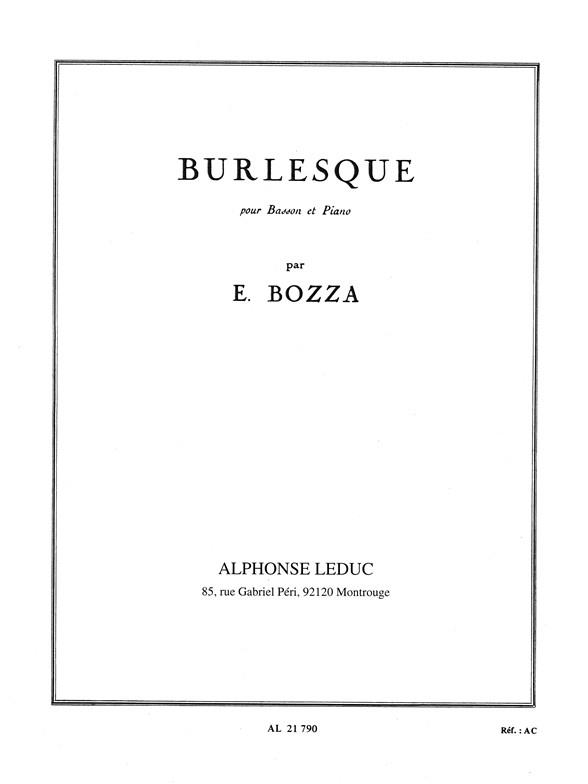 Eugène Bozza: Burlesque