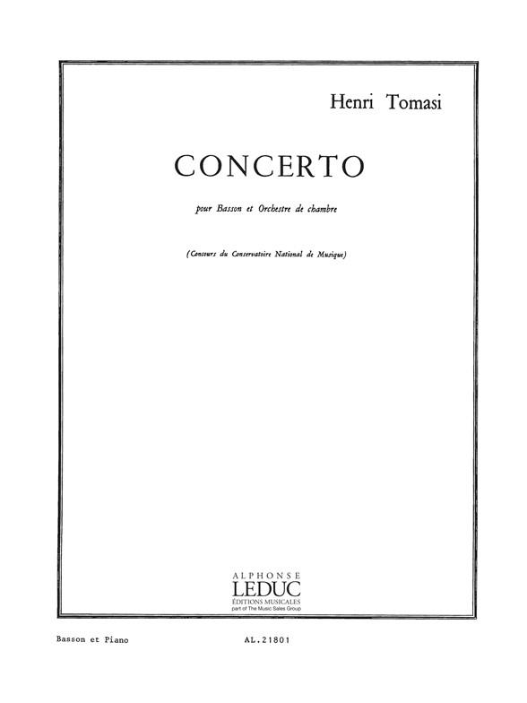 Henri Tomasi: Concerto-Basson Orchestre