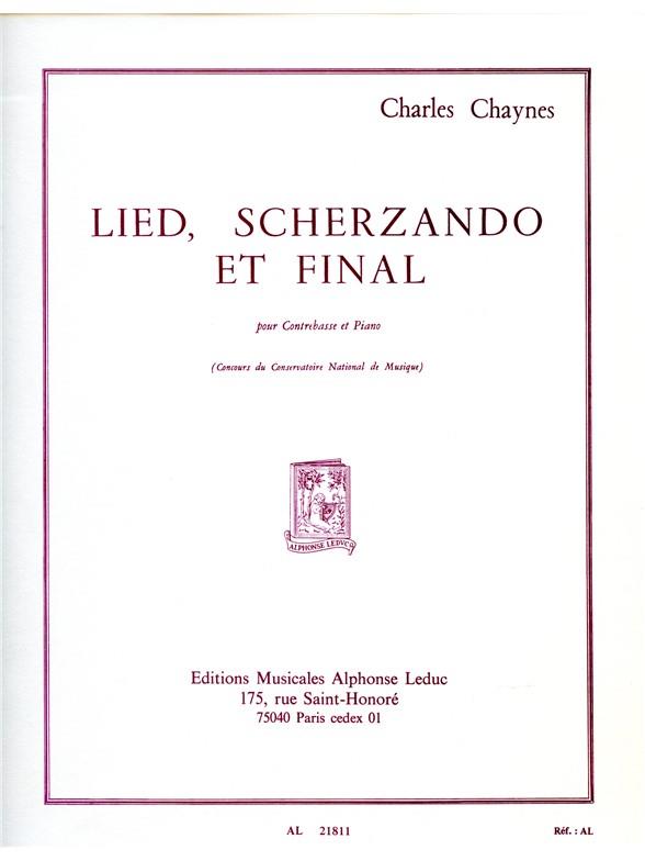 Chaynes: Lied Scherzando Et Final