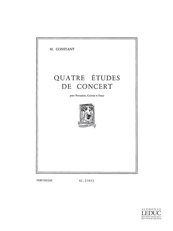 Marius Constant: 4 Etudes de Concert