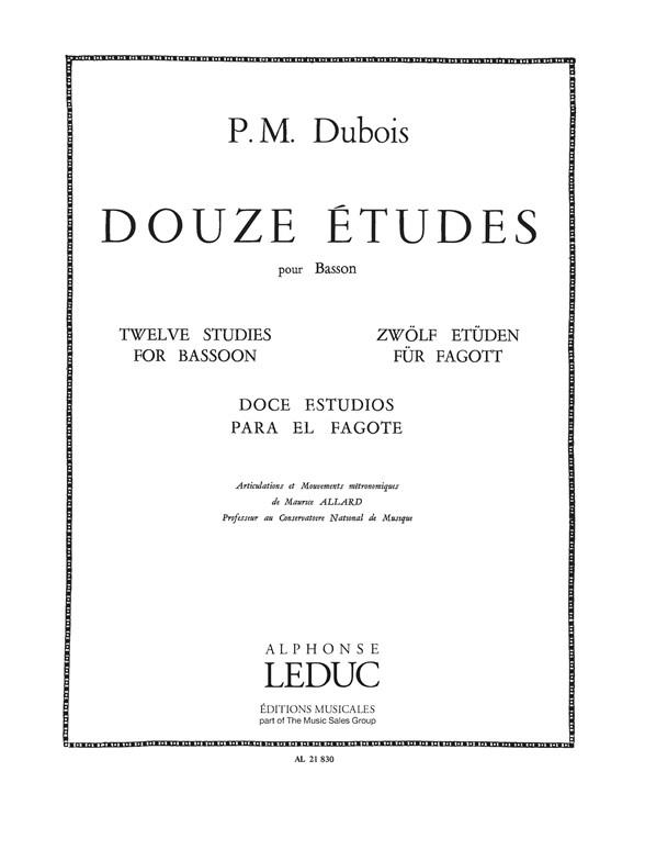 P.M. Dubois: 12 Etudes