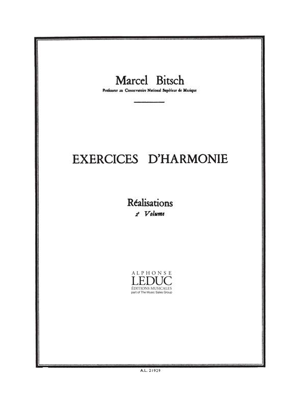 Exercices D'Harmonie vol. 2 Realisations