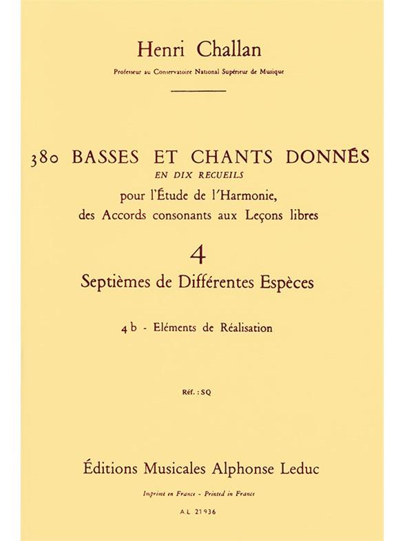 380 Basses et Chants Donnes Vol 4