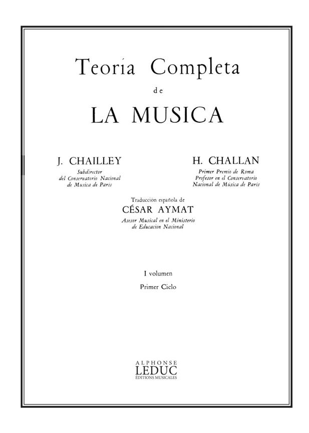 Teoria Completa De La Musica Volume 1