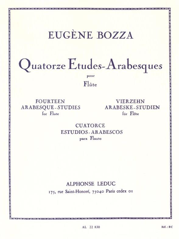 Eugène Bozza: 14 Etudes arabesques