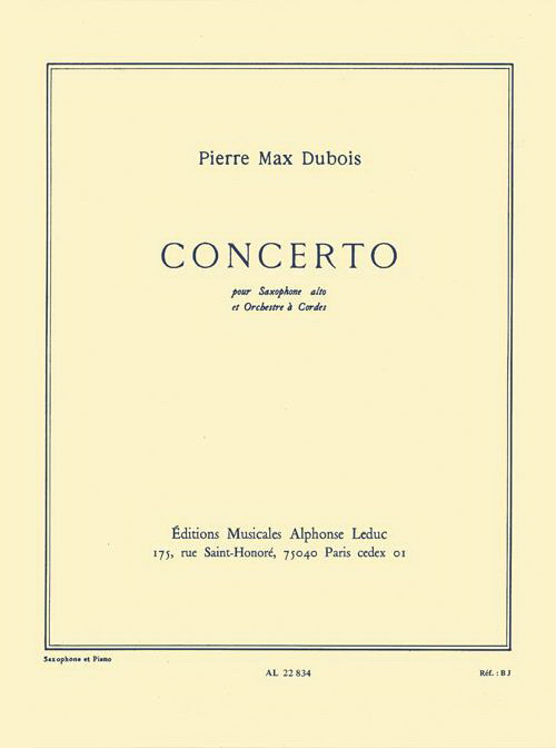 Pierre Max Dubois: Concerto No.1