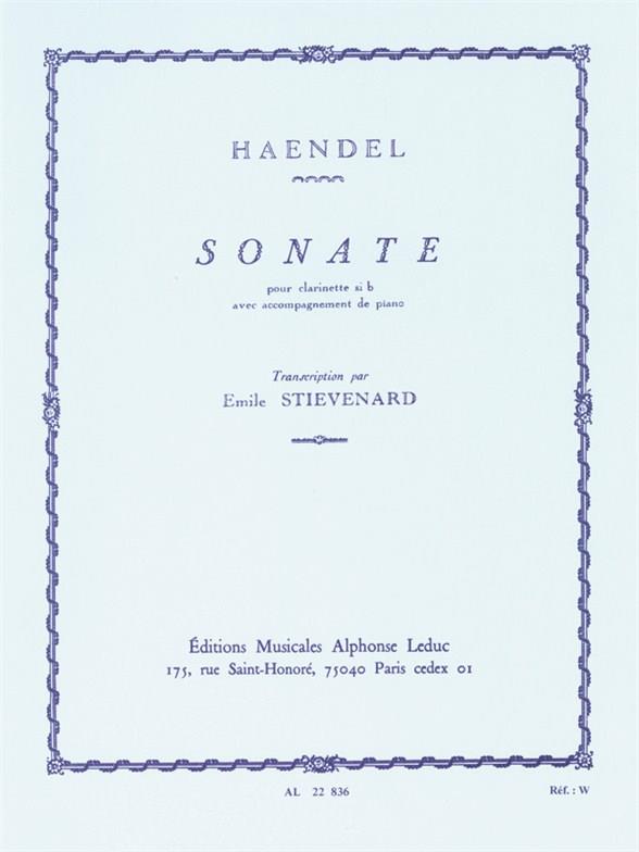 Händel: Sonate En Do Mineur