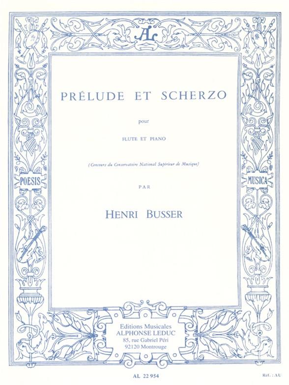 Henri Busser: Prélude et Scherzo Opus35