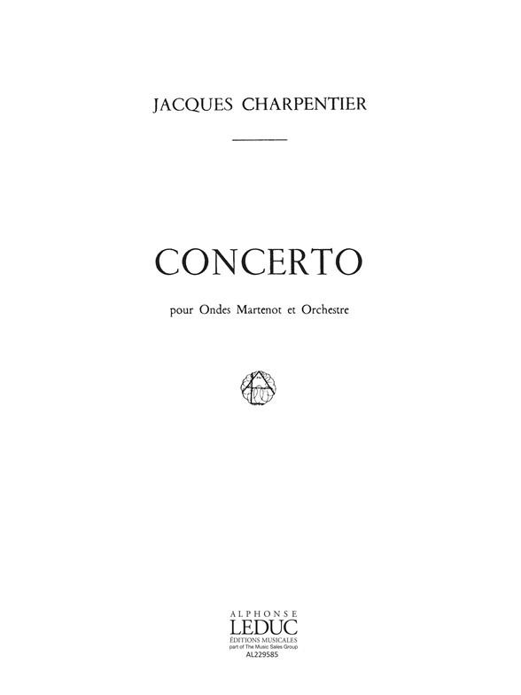 Jacques Charpentier: Concerto