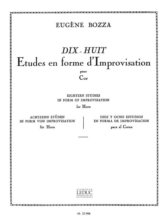 Bozza: Etudes