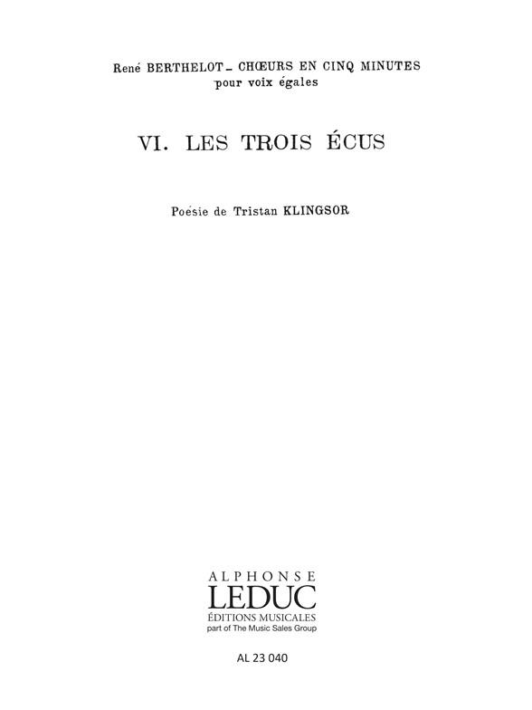 Choeurs en 5 Minutes No.6 - Le Retour du Roi