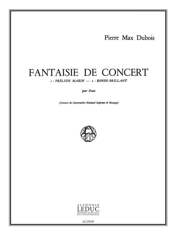 Dubois: Fantaisie De Concert